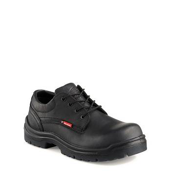 Red Wing Férfi King Toe Safety Toe Oxford Munkavédelmi Cipő Fekete